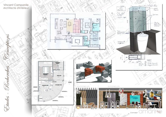 Mini Book: Etudes, 3D, Chantiers, Réalisations.